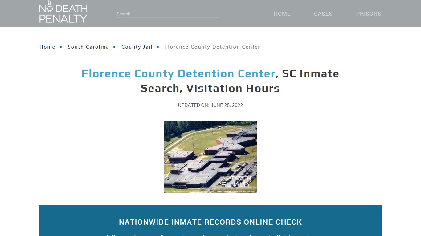 Florence County Detention Center, SC Inmate Search ...